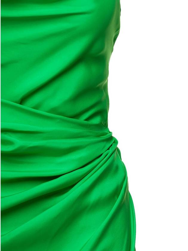 Gauge81 Green Silk Mini Dress - GAUGE81 - BALAAN 3