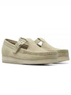 WALLABEE T BAR MAPLE SUEDE 26175665 Wallaby T bar black suede 270321 - CLARKS - BALAAN 2