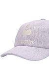 Tyrone Logo Ball Cap Lilac CQ001XHA A1C10J 86CL - ISABEL MARANT - BALAAN 4