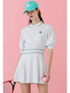 Volume sleeve golf dress LGREY - MONBIRDIE GOLF - BALAAN 8