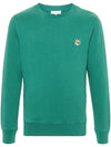 Fox Head Patch Regular Sweatshirt Green - MAISON KITSUNE - BALAAN 2