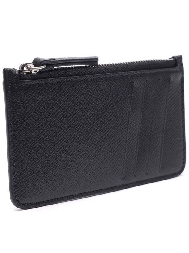 Stitch Zipper Card Wallet Black - MAISON MARGIELA - BALAAN 4