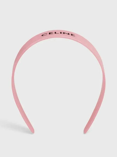 Logo Hairband Pink - CELINE - BALAAN 1