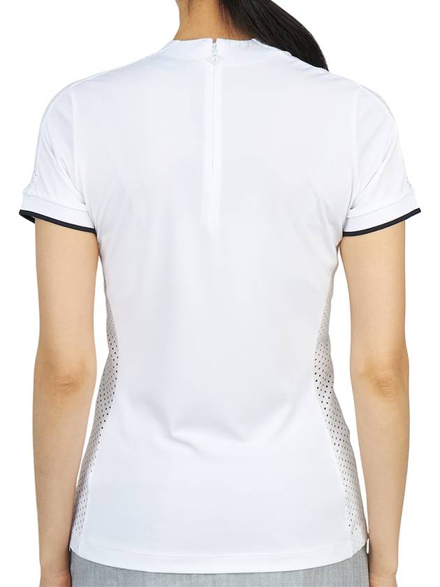 Women's Golfwear Enya Short Sleeve PK Shirt White - J.LINDEBERG - BALAAN 5