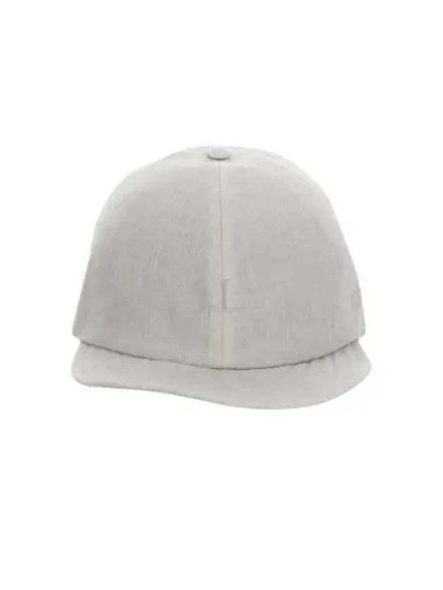 Semi Motif Denim Ball Cap White - FENDI - BALAAN 2