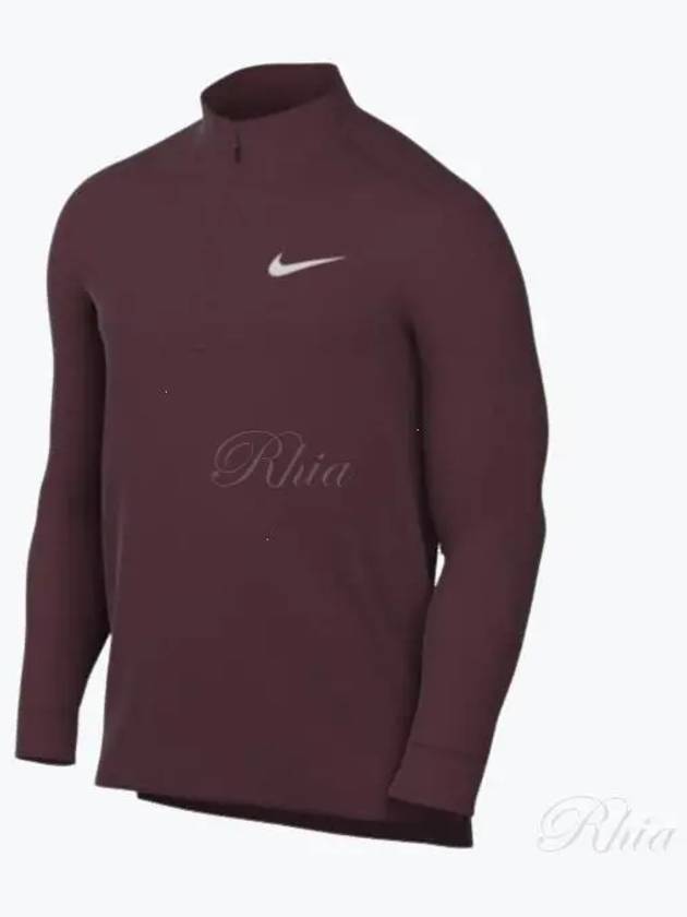 Pacer Dry Fit Half Zip Long Sleeve T-shirt Red - NIKE - BALAAN 2