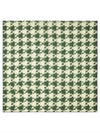 Houndstooth Silk Scarf Green - BURBERRY - BALAAN 2