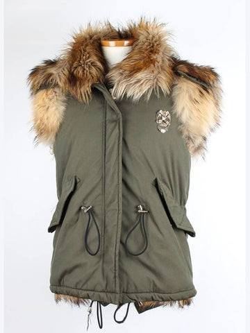 Fur Yassang Vest XS - PHILIPP PLEIN - BALAAN 1