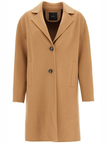 double wool coat with screwdriver design - PINKO - BALAAN 1