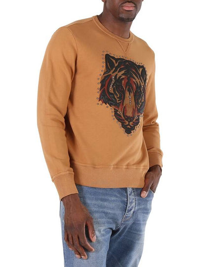 Roberto Cavalli Men's Cinnamon Animalia Embroidered Sweatshirt, Size Large - ROBERTO CAVALLI - BALAAN 2