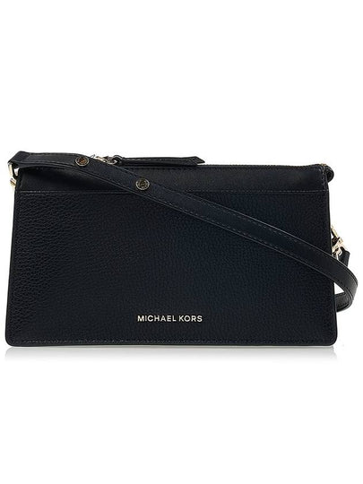 Empire Large Leather Convertible Cross Bag Black - MICHAEL KORS - BALAAN 2