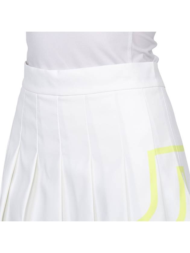 Naomi Pleated Skirt White - J.LINDEBERG - BALAAN 8