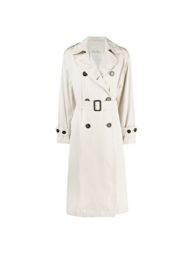 Cimper Belted Trench Coat Ivory - MAX MARA - BALAAN 1