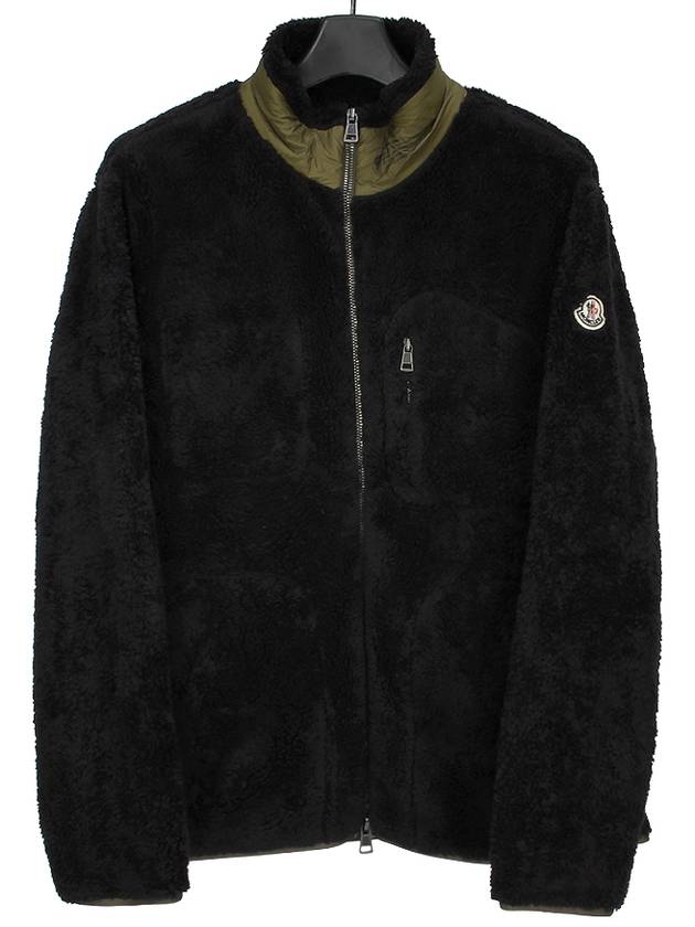 Men's MAGLIA CARDIGAN Fleece 8G00057 809EF 999 BLACK MOC333bk - MONCLER - BALAAN 1