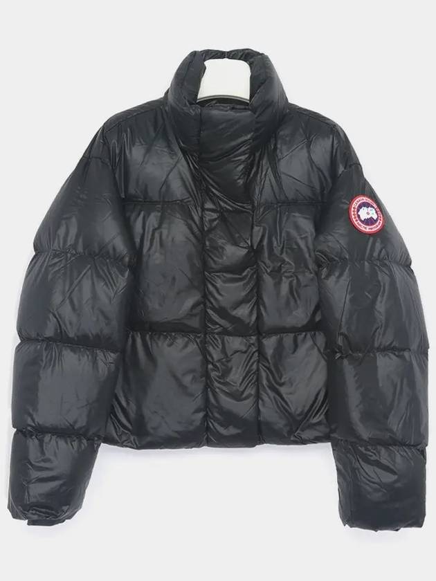 Cypress Cropped Padding Black - CANADA GOOSE - BALAAN 3