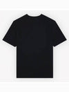 Fox Head Patch Regular Short Sleeve T-Shirt Black - MAISON KITSUNE - BALAAN 3