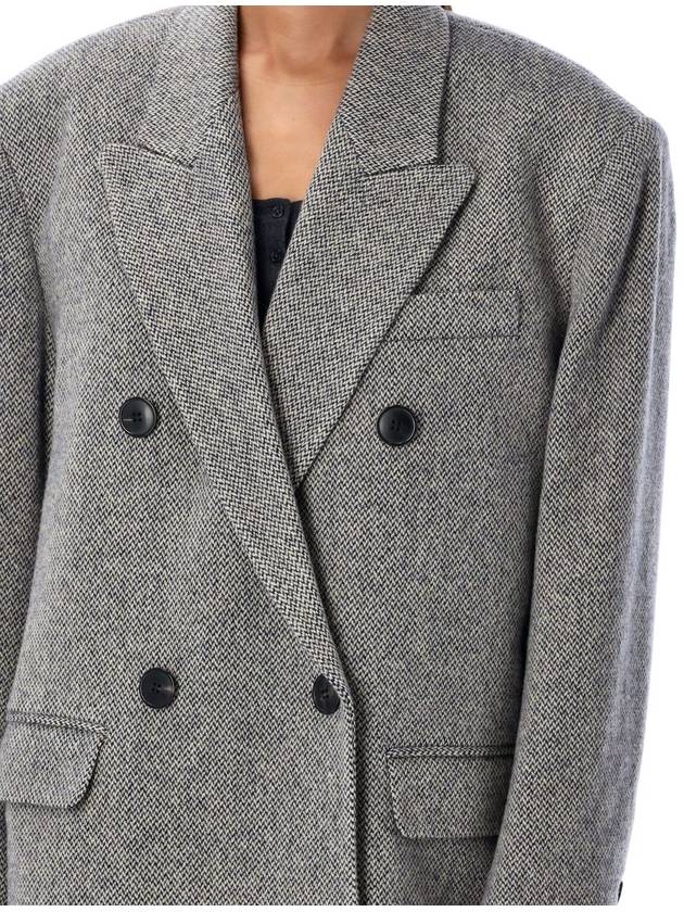 Rexana Double Coat Gray - ISABEL MARANT ETOILE - BALAAN 4