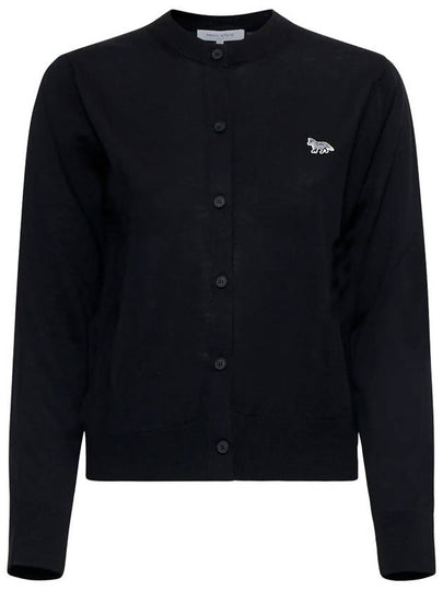 Baby Fox Patch Regular Cardigan Black - MAISON KITSUNE - BALAAN 2