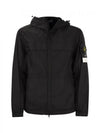 Garment Dyed Crinkle Reps R-Nylon Jacket Black - STONE ISLAND - BALAAN 2