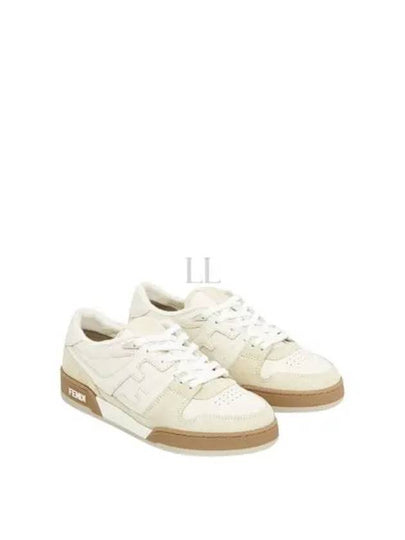 Match FF Logo Low Top Sneakers White - FENDI - BALAAN 2