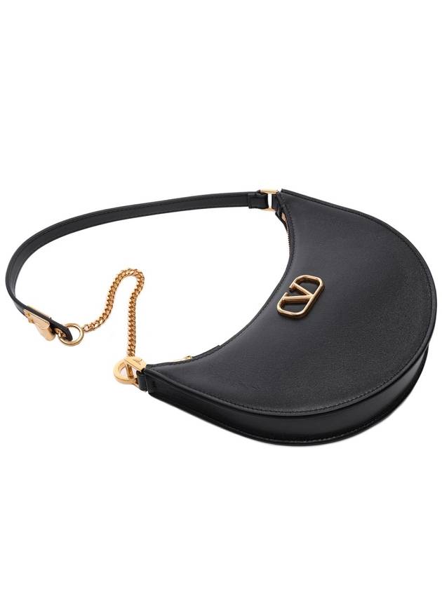 V Logo Shoulder Bag Black - VALENTINO - BALAAN 6