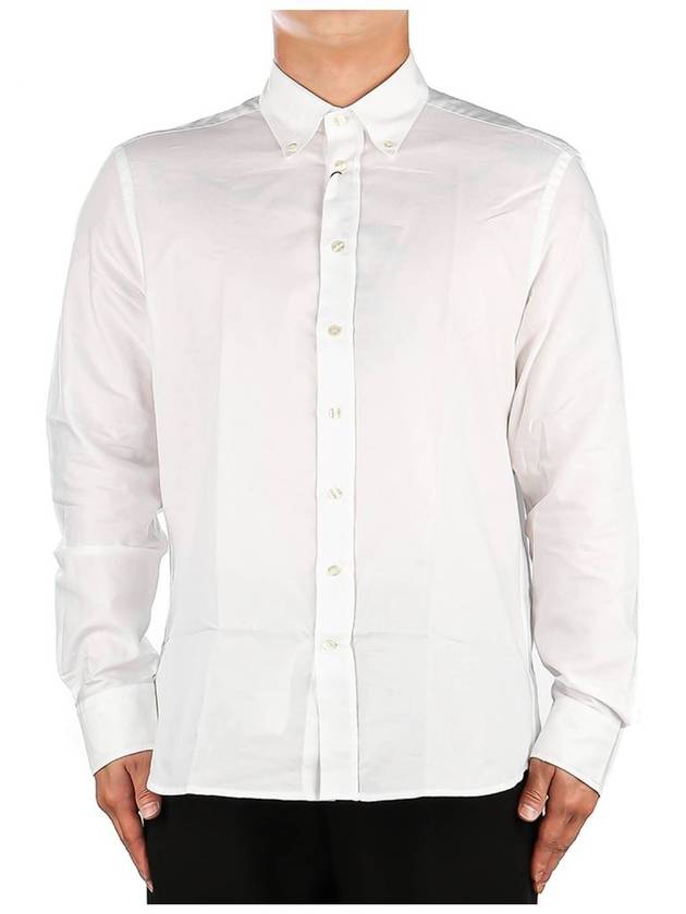 Logo Long Sleeve Shirt White - ETRO - BALAAN 2