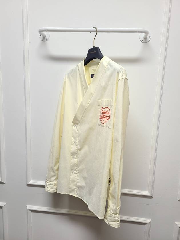 Nigo Heart and Dragon Kimono Shirt Jacket L - LOUIS VUITTON - BALAAN 3