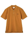 Bold Fox Head Patch Comfort Polo Shirt Orange - MAISON KITSUNE - BALAAN 2