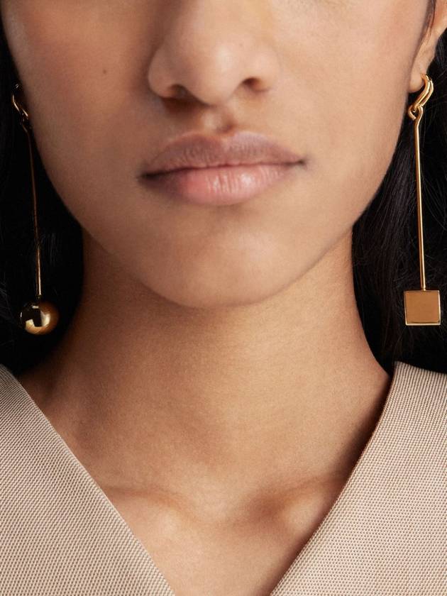 Les Boucles Nodo Earrings Gold - JACQUEMUS - BALAAN 3