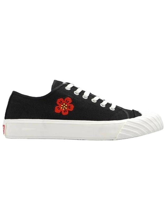 Shool Boke Flower Low Top Sneakers Black - KENZO - BALAAN 1