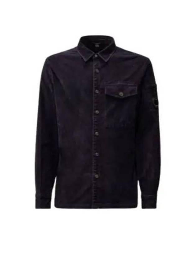 Lens Detail Long Sleeve Shirt Purple - CP COMPANY - BALAAN 2