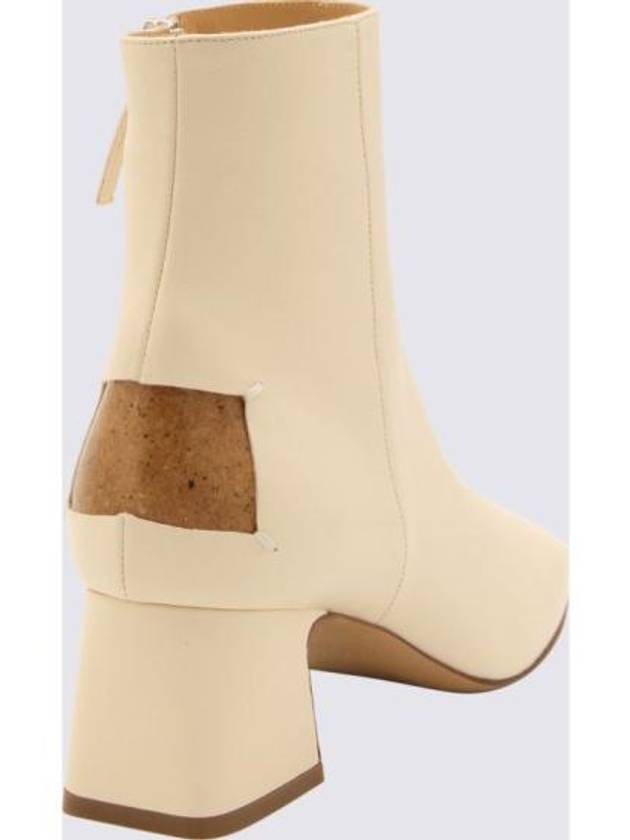 Four Stitch Decotique Ankle Middle Boots White - MAISON MARGIELA - BALAAN 3