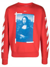 Mona Lisa Sweatshirt Red - OFF WHITE - BALAAN 2