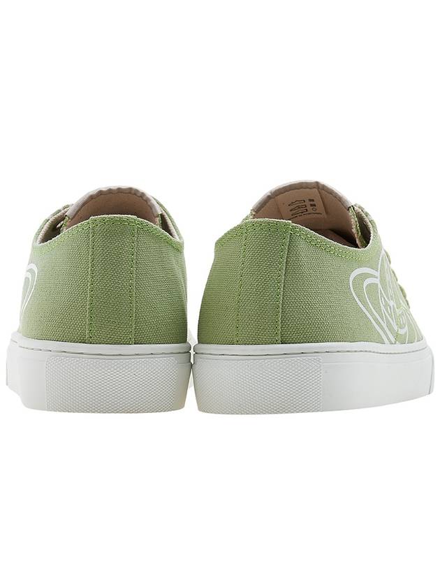 ORB Logo Low Top Sneakers Green - VIVIENNE WESTWOOD - BALAAN 5