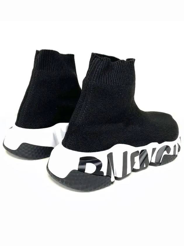 Logo Speed High Top Sneakers Black - BALENCIAGA - BALAAN 3