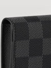 Damier Envelope Business Card Wallet Graphite - LOUIS VUITTON - BALAAN 4