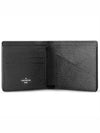 Multiple Taiga Leather Half Wallet Black - LOUIS VUITTON - BALAAN 5