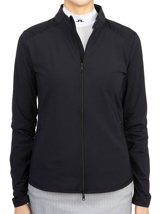 Women's Golf Featherweight Full Zip-Up Jacket Black - G/FORE - BALAAN 3