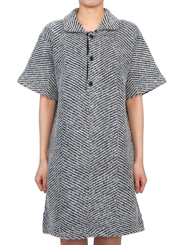 Women s collar short sleeve mini dress KW1282 YN0390 903 - JW ANDERSON - BALAAN 3