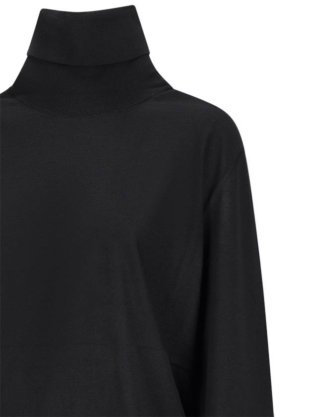 VIRGIN WOOL FINE-KNIT JUMPER - JIL SANDER - BALAAN 3