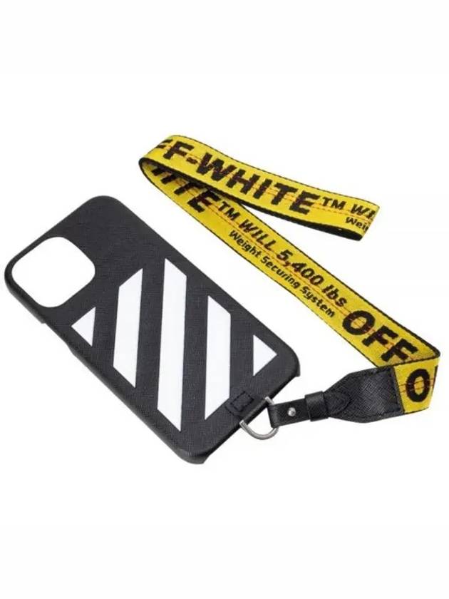 Diag Logo Phone Case Black - OFF WHITE - BALAAN 2