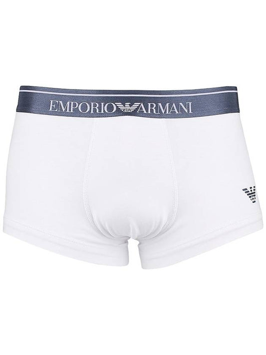 Men's Logo Cotton Briefs White - EMPORIO ARMANI - BALAAN 1