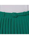 Golf Wear Uncut Belt Pleated Skirt Green - J JANE - BALAAN 4