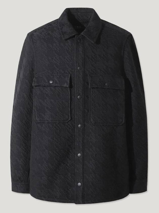 AVENO Houndstooth Tweed Shirt Jacket - IRO - BALAAN 1