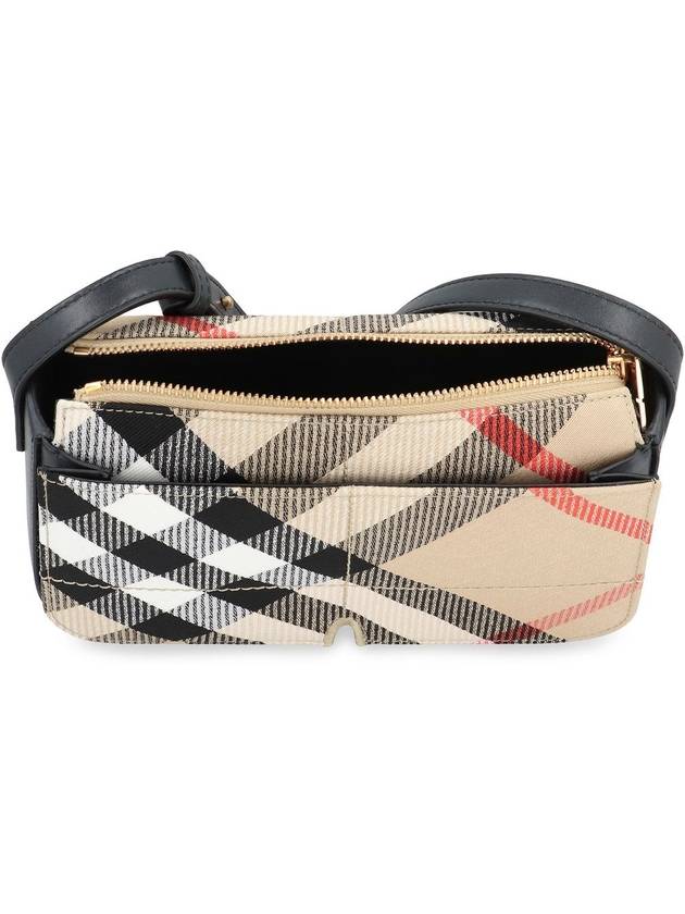 Snip Check Cross Bag Sand - BURBERRY - BALAAN 7