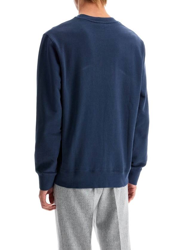 Chillax Patch Regular Sweatshirt Ink Blue - MAISON KITSUNE - BALAAN 4