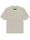 Logo Crew Neck Cotton Short Sleeve T-Shirt Grey - FEAR OF GOD ESSENTIALS - BALAAN 3