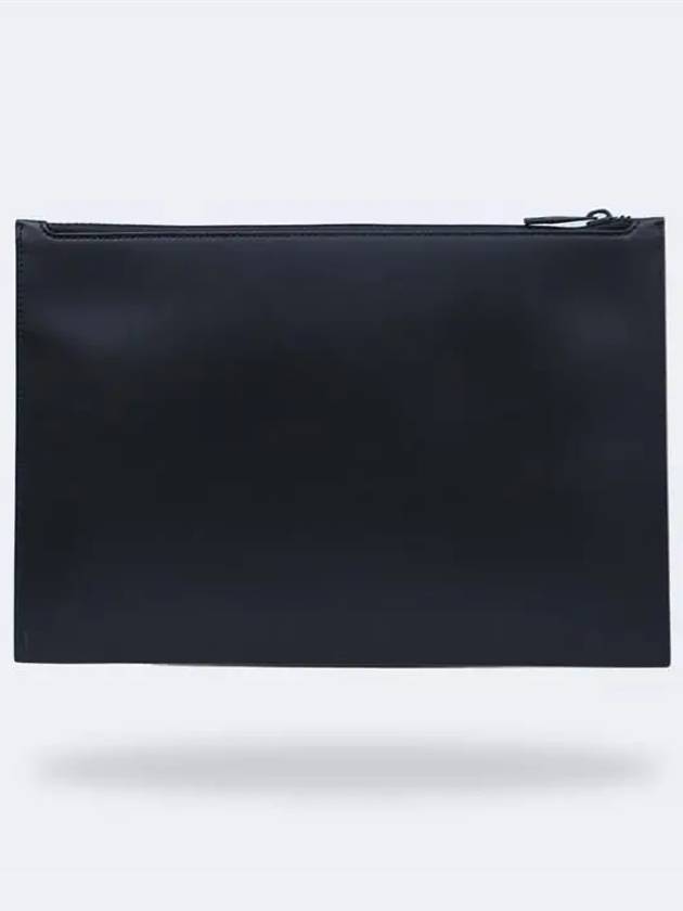 Graffiti Leather Clutch Bag Black - ALEXANDER MCQUEEN - BALAAN 3