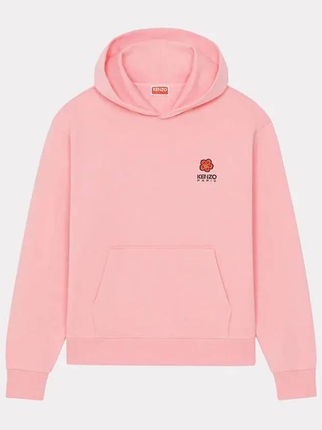 Boke Flower Crest Cotton Classic Hoodie Pink - KENZO - BALAAN 3