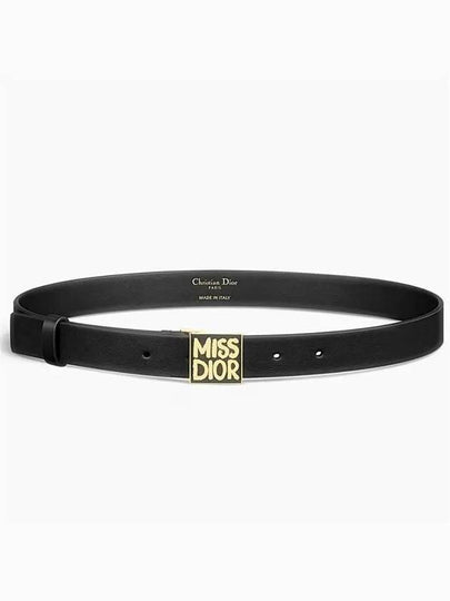 25mm Miss Graffiti Belt Black Smooth Calfskin B0598UMOD M900 - DIOR - BALAAN 2